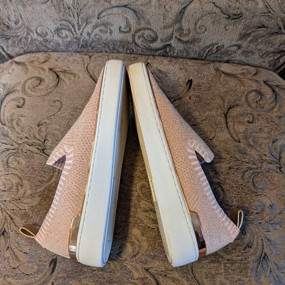 Micheal Micheal Kors, Skylar Slip on, Metallic Fabric Size 8 - Picture 5 of 8